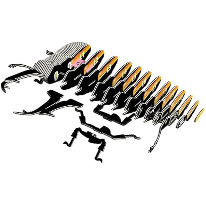 114 BEETLE DEER ECO-FRIENDLY 3D PAPER PUZZLE - Image 4